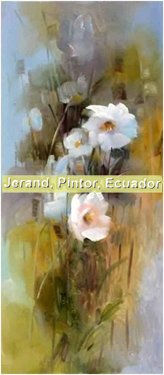 FLORES 5 Oil Canvas Floral Painting