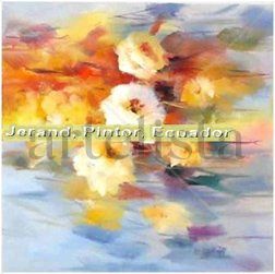 FLORES 10 Oil Canvas Floral Painting