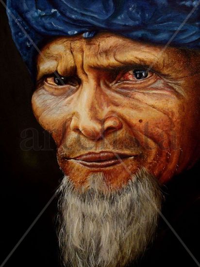 Instinto salvaje Oil Canvas Portrait