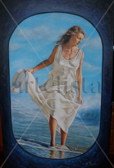 Recuerdos de verano Oil Canvas Figure Painting