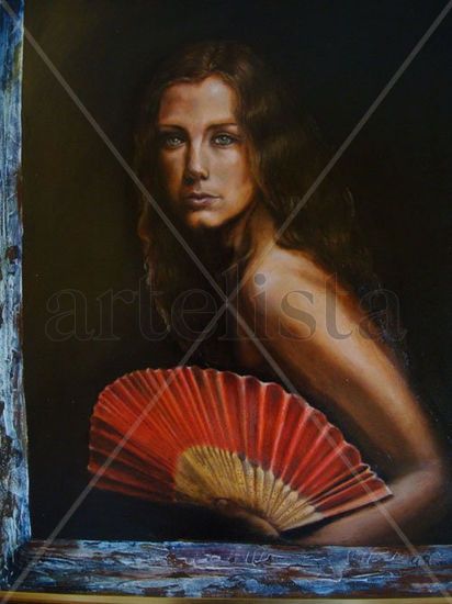 Seducción Oil Canvas Figure Painting