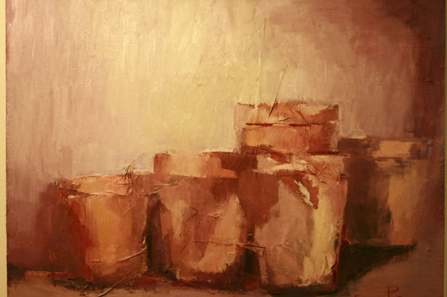 La sequía Oil Panel Still Life Paintings