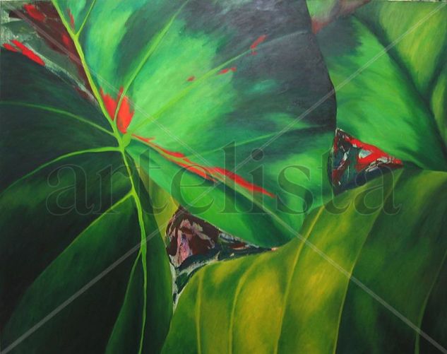 Madre Selva Oil Canvas Landscaping