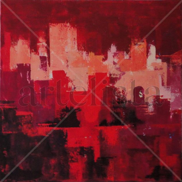 Paisaje en rojo nº8
