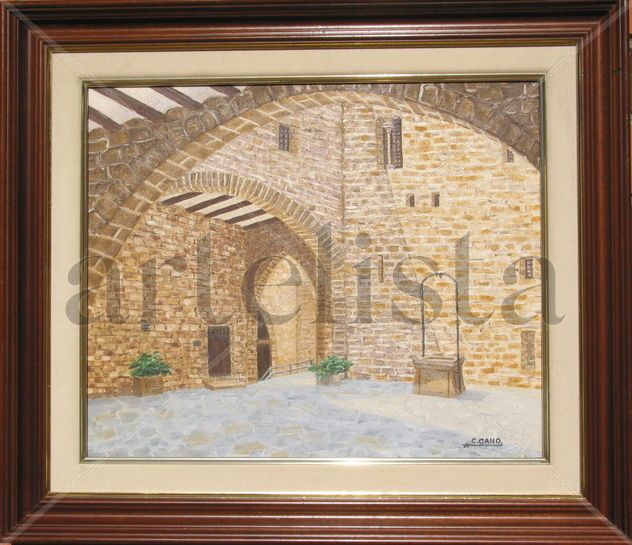 Patio del castillo de Cardona