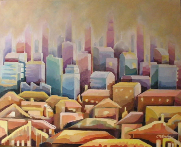 CONTRASTE URBANO Oil Canvas Landscaping