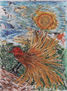 PAJARO Y GIRASOL.