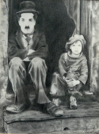 Chaplin y El Chico Lápiz