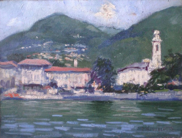 Lago de Como Oil Panel Landscaping