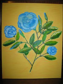 Rosas azules