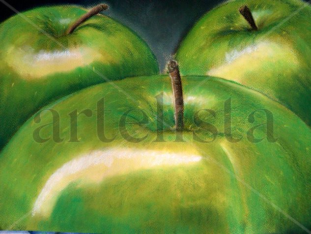 Manzanas Pastel Papel Bodegones