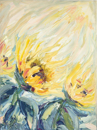 La fuerza de la atracción Oil Canvas Floral Painting