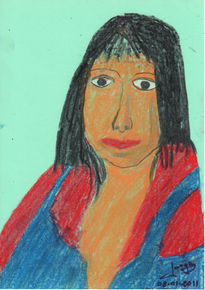 Mujer azul