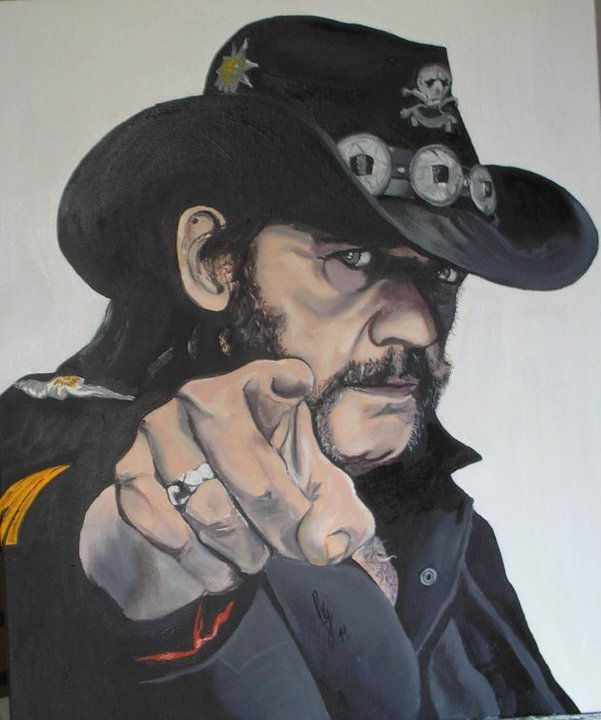 Retrato de Lemmy Kilmister