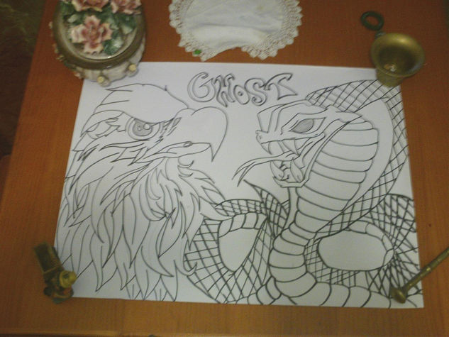 Snake and Eagle For Ghost my boyfriend 