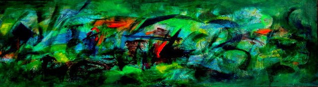 fuerza del color Oil Canvas Landscaping