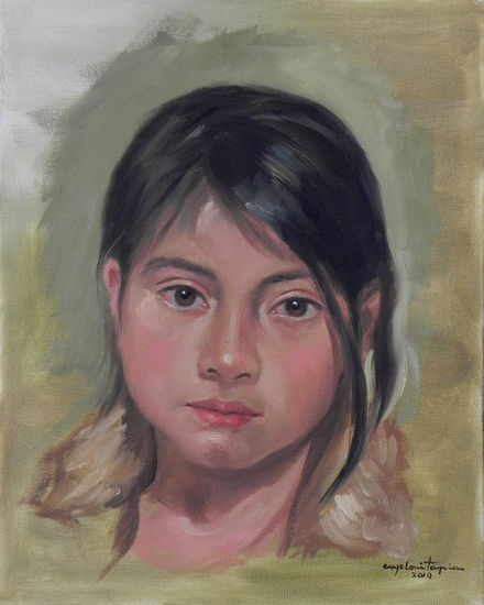 Sofía Oil Canvas Portrait