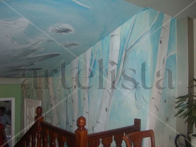 Pintura mural Others Paper Landscaping