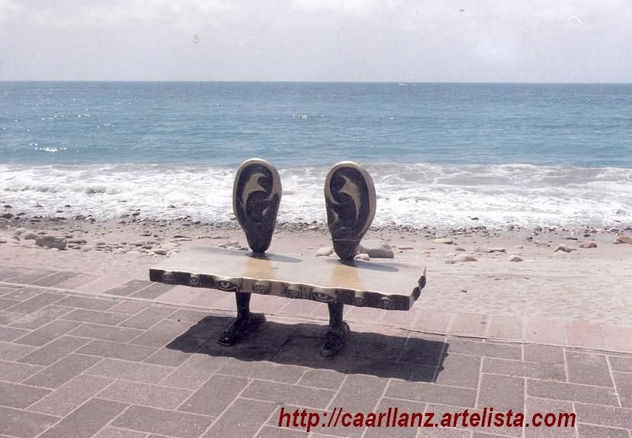 observo en el mar.