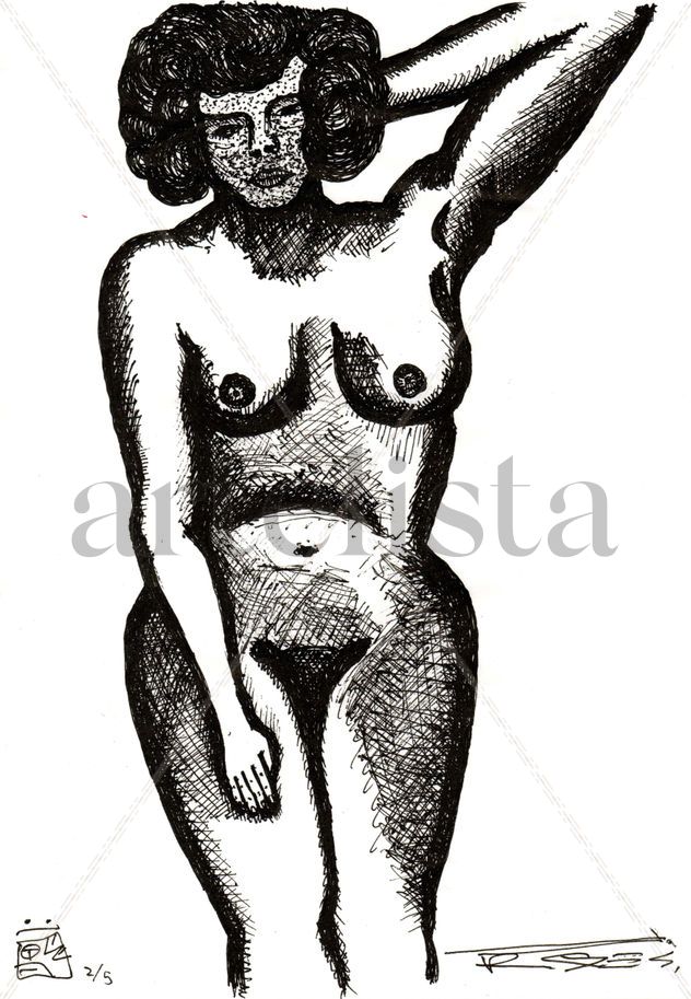 estudio sobre cuerpo de mujer, 4/14