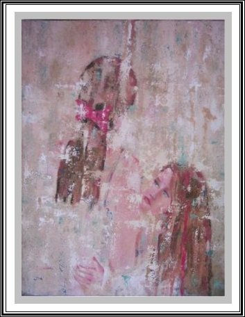 MATERNIDAD Oil Canvas Figure Painting