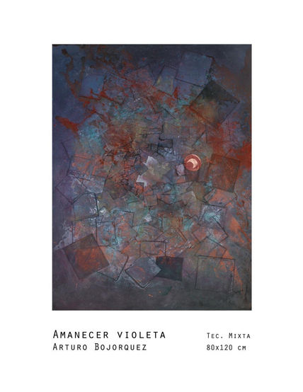 Amanecer violeta