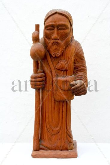 Santiago peregrino Carving Figurative