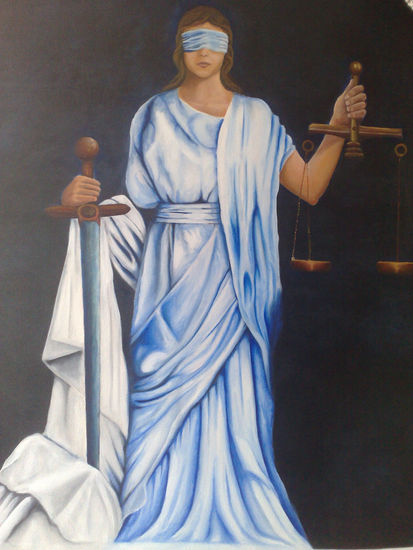 la temis Oil Canvas Portrait