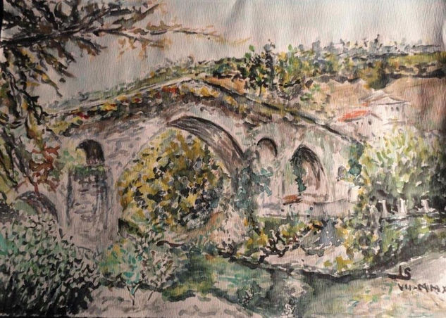 cangues Watercolour Paper Landscaping