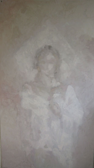 Mujer Oil Paper Figure Painting