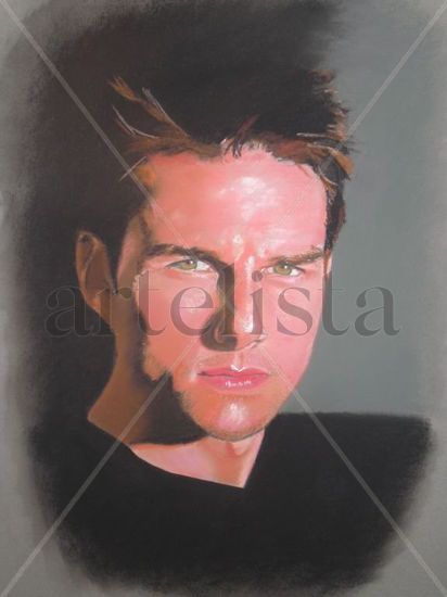 Tom Cruise Pastel Card Portrait