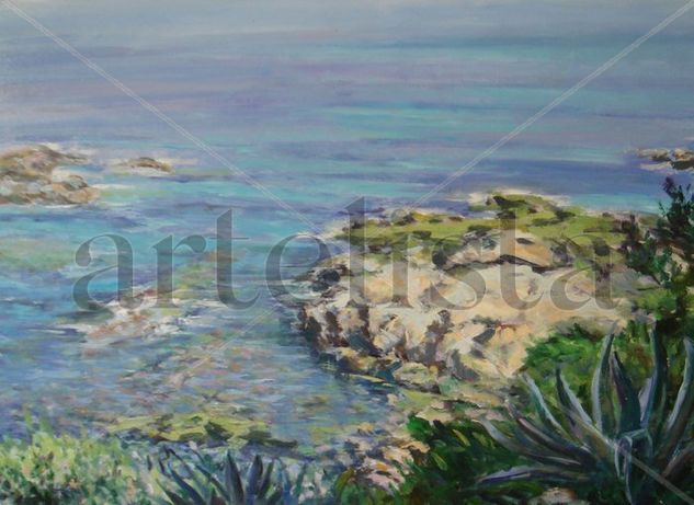 Rocas Oil Canvas Marine Painting