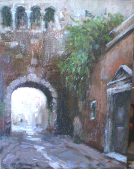 Roma lluviosa Oil Card Landscaping