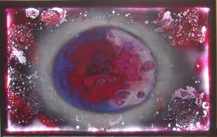 Agua macro y microcosmos con luz