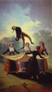 postal 10x15 cms. Goya, el pelele 