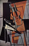 postal 10x15 cms. Juan Gris, El Violin