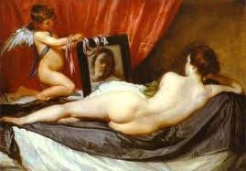 postal 10x15 cms. Velasquez. The toilet of Venus 