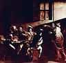 postal 10x15 cms. Caravaggio, caravaggio, vocazione de san mateo,(part)