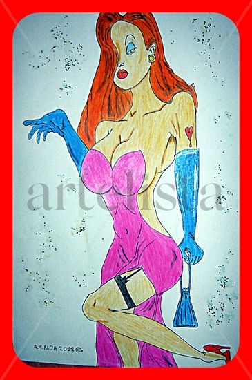 jessica rabbit Ink