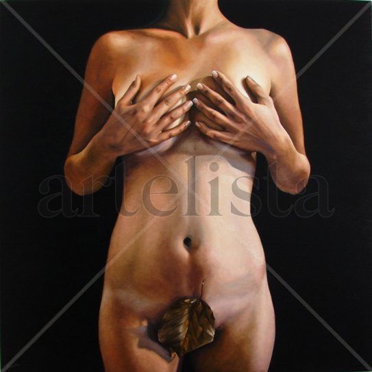 La Eva Oil Canvas Figure Painting