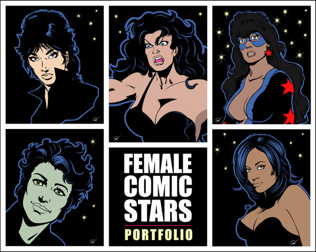 Portafolio "Female Comic Stars" 