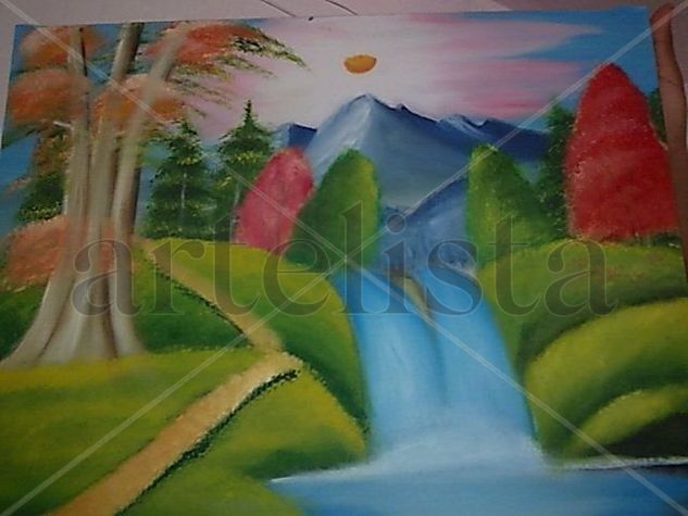 "sin titulo" Oil Canvas Landscaping