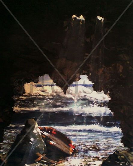 MI REFUGIO Oil Canvas Marine Painting