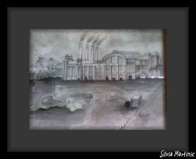 DOCK SUD 1901 aprox. Charcoal