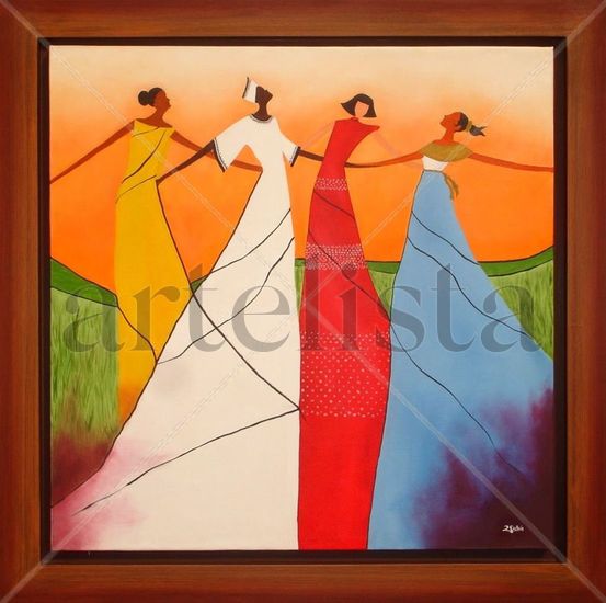 Bailarinas Oil Canvas Landscaping