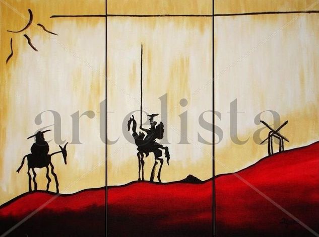 Don Quijote Oil Canvas Landscaping