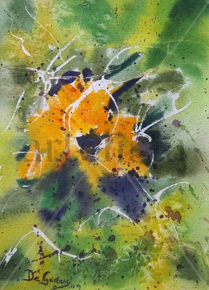 Botón de girasol