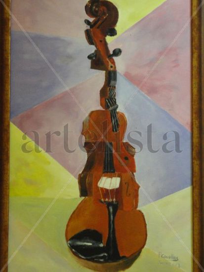 violin Acrílico Lienzo Otros