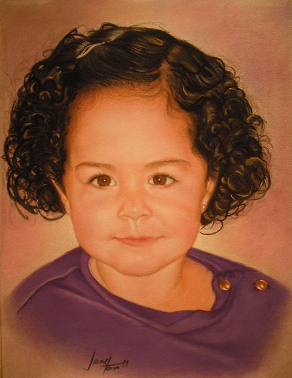 JUDITH Pastel Papel Retrato