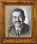 RETRATO  EN CARBONCILLO DE DANILO MEDINA